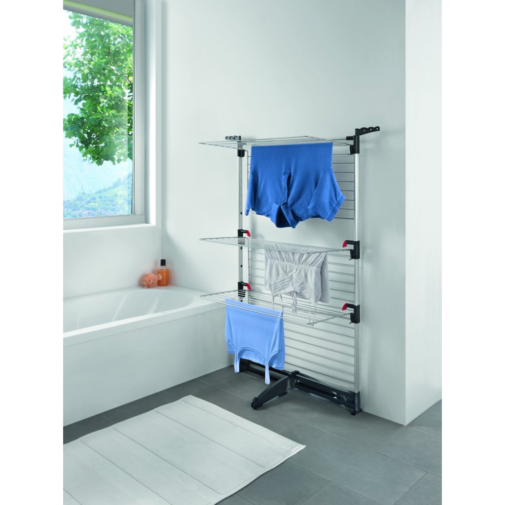 Metaltex\u0020Ciclone\u0020Vario\u0020Droogtoren\u002038\u0020m\u0020Drooglengte\u0020Zilver\u002FZwart