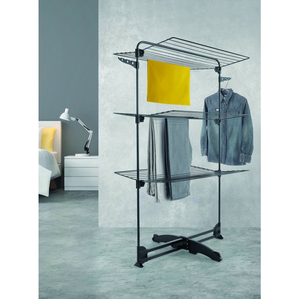 Metaltex\u0020Storm\u0020Droogtoren\u002034\u0020m\u0020Drooglengte\u0020Zwart