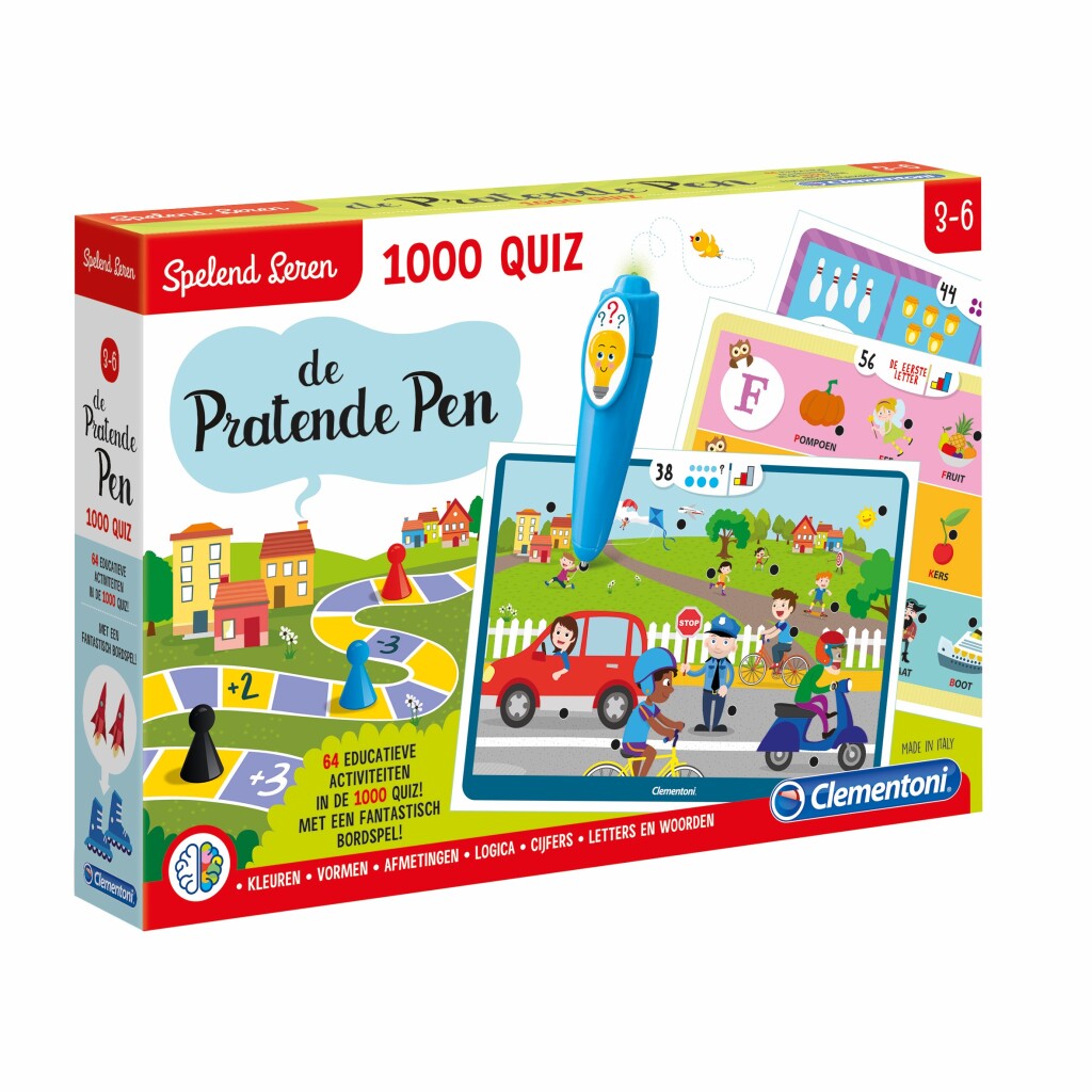 Clementoni\u0020Spelend\u0020Leren\u00201000\u0020Quiz\u0020de\u0020Pratende\u0020Pen