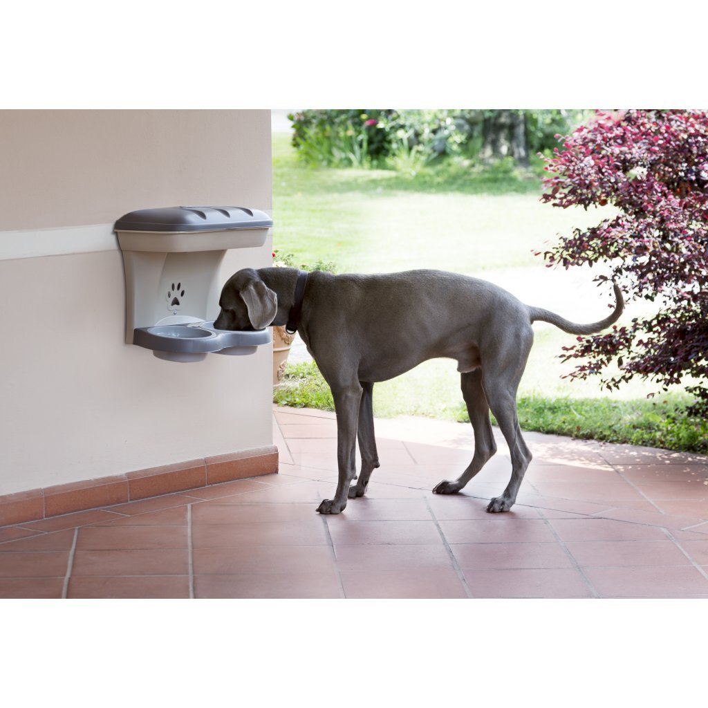 Bama\u0020Pet\u0020Hondenvoederbak\u002048x27x42\u0020cm\u0020Taupe