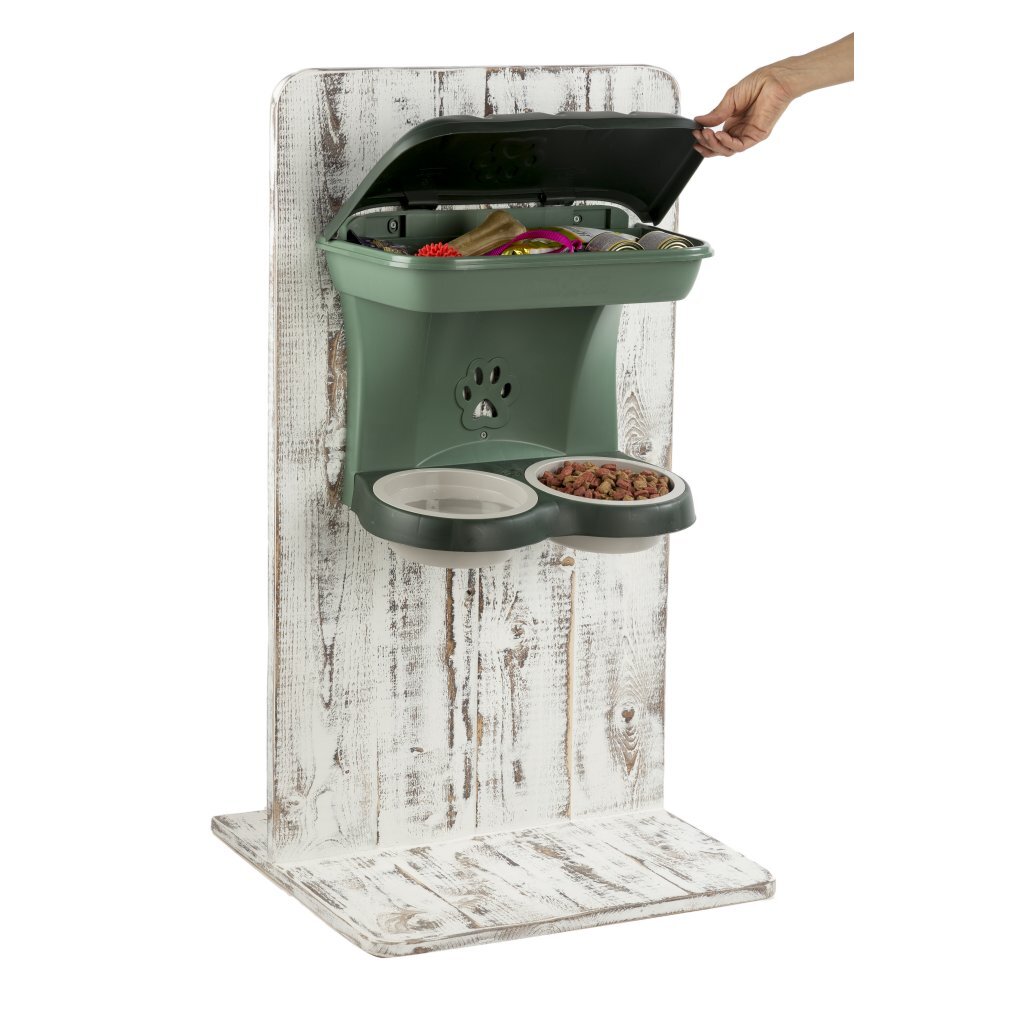 Bama\u0020Pet\u0020Hondenvoederbak\u002048x27x42\u0020cm\u0020Groen