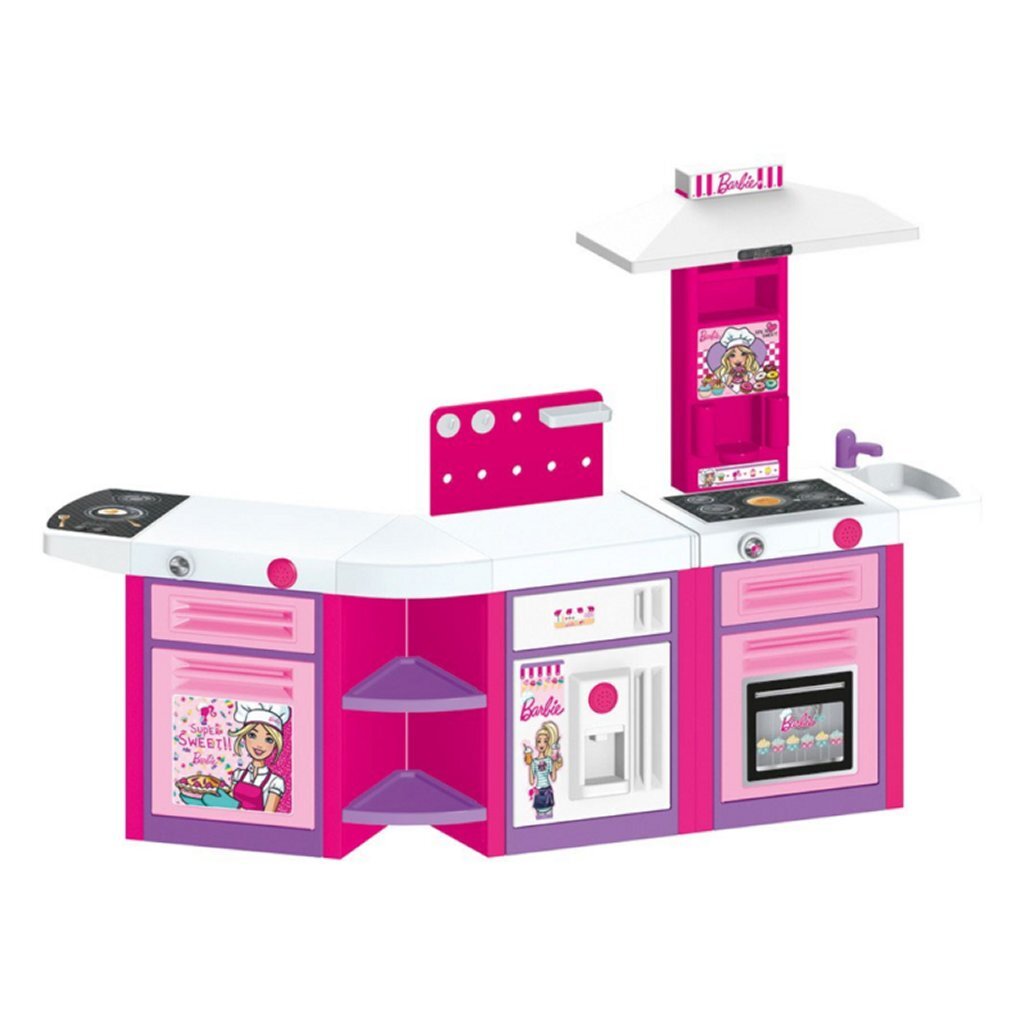 Dolu\u0020Barbie\u0020Speelkeuken\u0020\u002B\u0020Geluid\u0020Roze