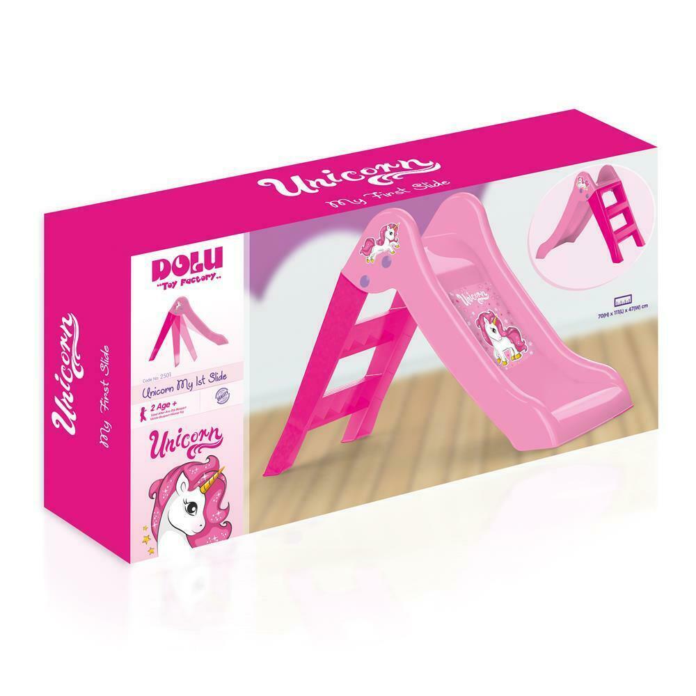 Dolu\u0020Glijbaan\u002070x111x47cm\u0020Unicorn\u0020Roze