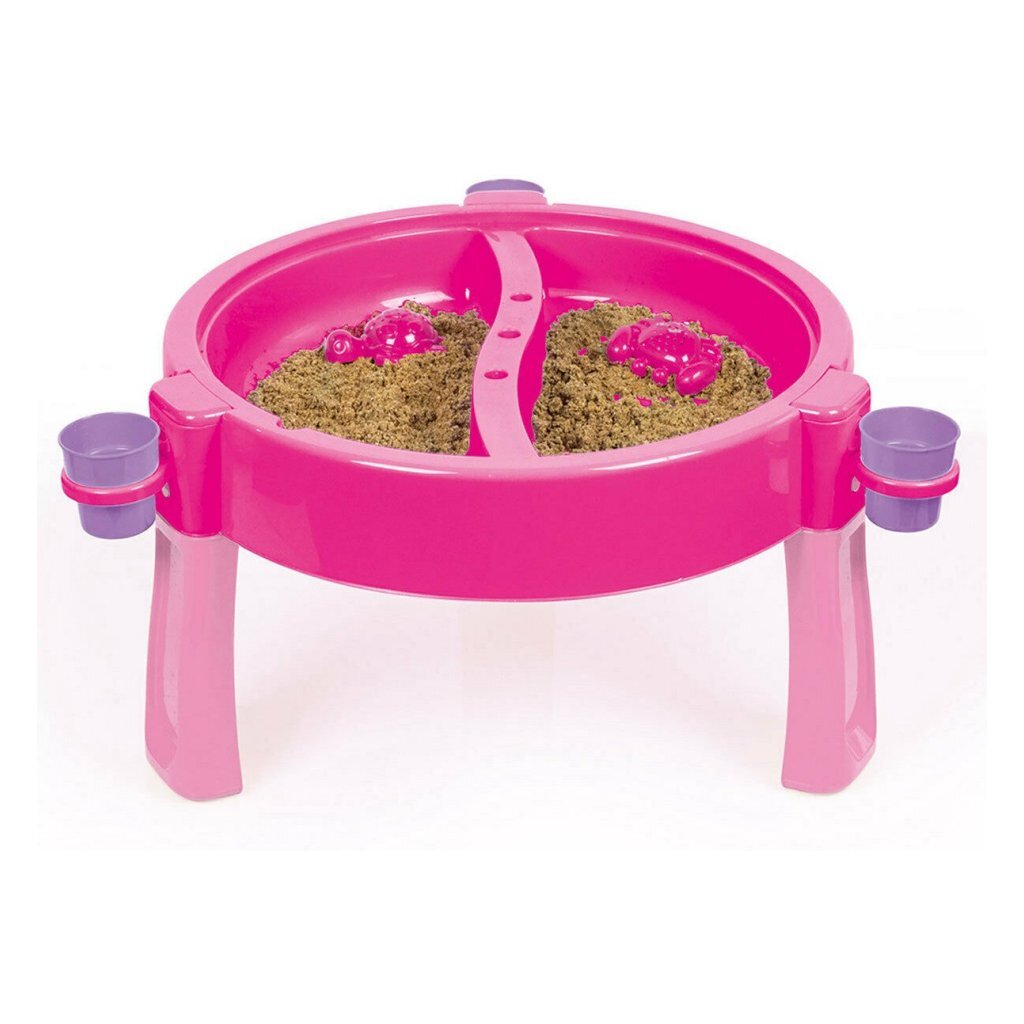 Dolu\u00202\u002Din\u002D1\u0020Watertafel\u0020\u0026amp\u003B\u0020Zandtafel\u0020met\u0020Accessoires\u0020Roze\u002098x98x77cm