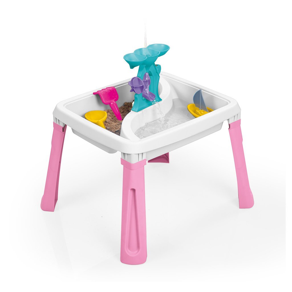 Dolu\u0020Zand\u002DWatertafel\u0020\u002B\u0020Accessoires\u0020Roze\u002FWit