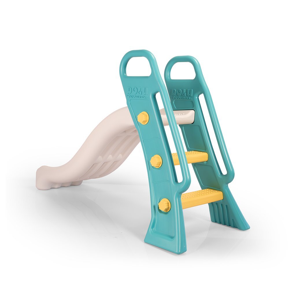 Dolu\u0020Junior\u0020Glijbaan\u002060.5x135x90\u0020cm\u0020Wit\u002FGroen