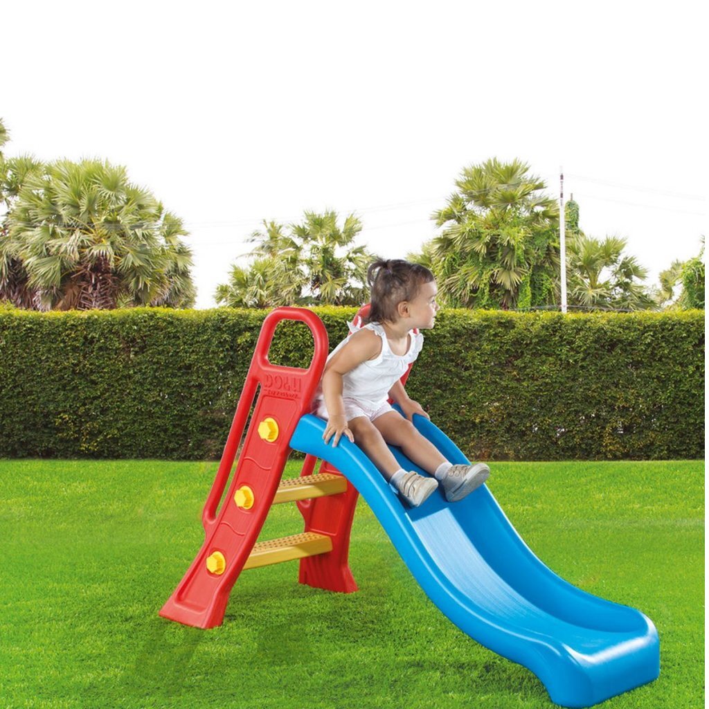 Dolu\u0020Junior\u0020Glijbaan\u002060.5x135x90cm\u0020Blauw\u002FRood