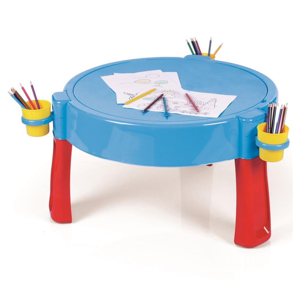 Dolu\u00202\u002Din\u002D1\u0020Watertafel\u0020\u0026amp\u003B\u0020Zandtafel\u0020met\u0020Accessoires\u0020Blauw\u002FRood\u002FGeel\u002098x98x77cm