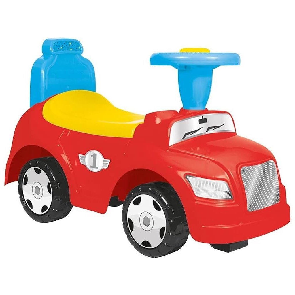 Dolu\u00202in1\u0020Loopauto\u0020\u002B\u0020Toeter\u0020Rood\u002FGeel\u002FBlauw