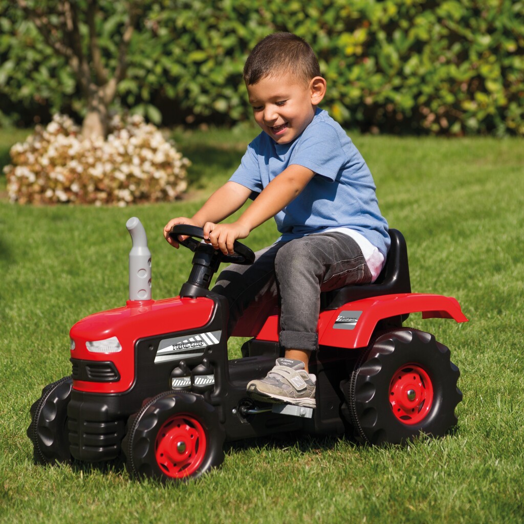 Dolu\u0020Traptractor\u0020met\u0020Claxon\u0020Rood\u002Fzwart