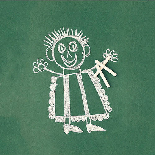 Ses\u0020Krijtjes\u0020Wit\u002012\u0020stuks