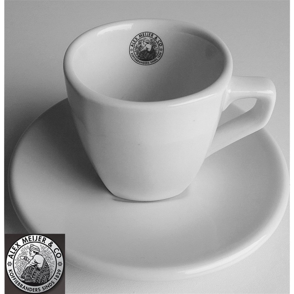 Intermezzo\u0020Espresso\u0020Kop\u0020en\u0020Schotel\u0020Alex\u0020Meijer\u0020Logo\u00203\u0020Stuks