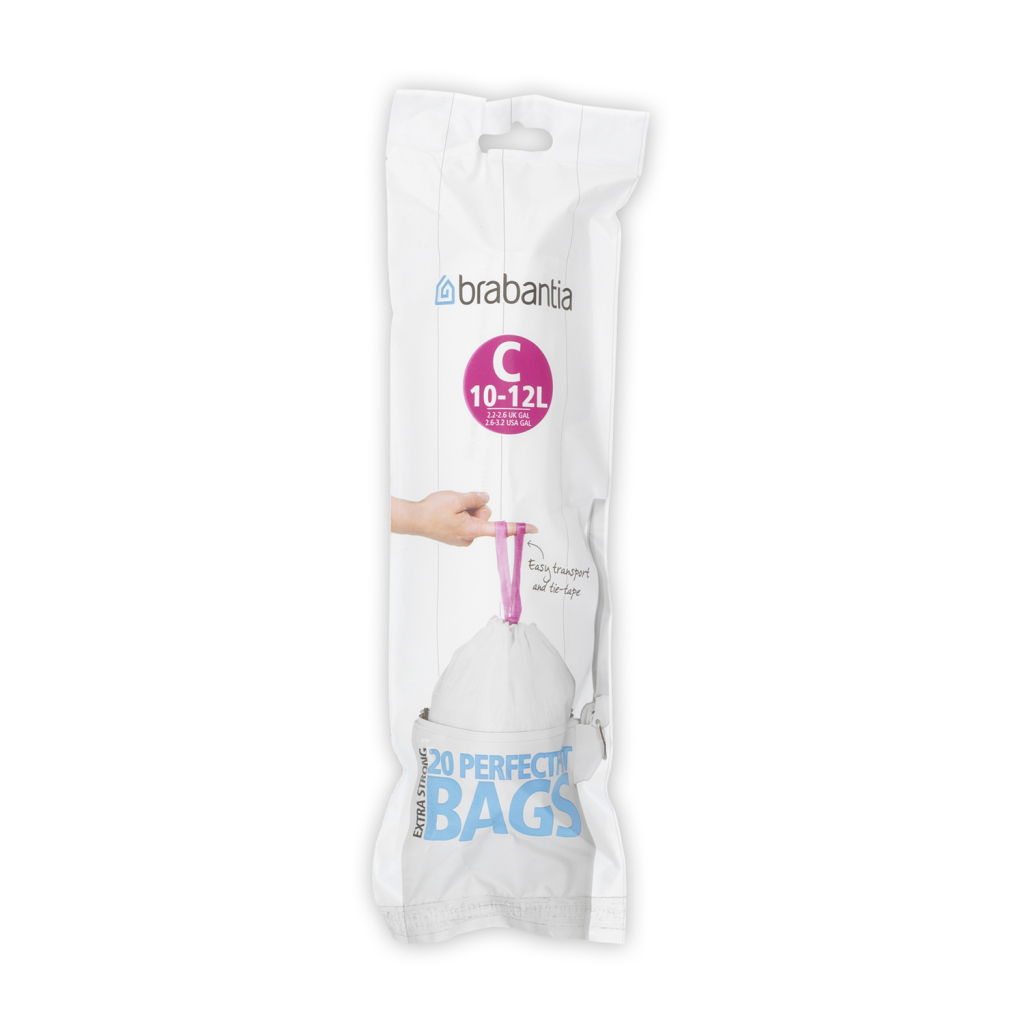 Brabantia\u0020PerfectFit\u0020Afvalzakken\u0020C\u002010\u002D12L\u002020\u0020Stuks
