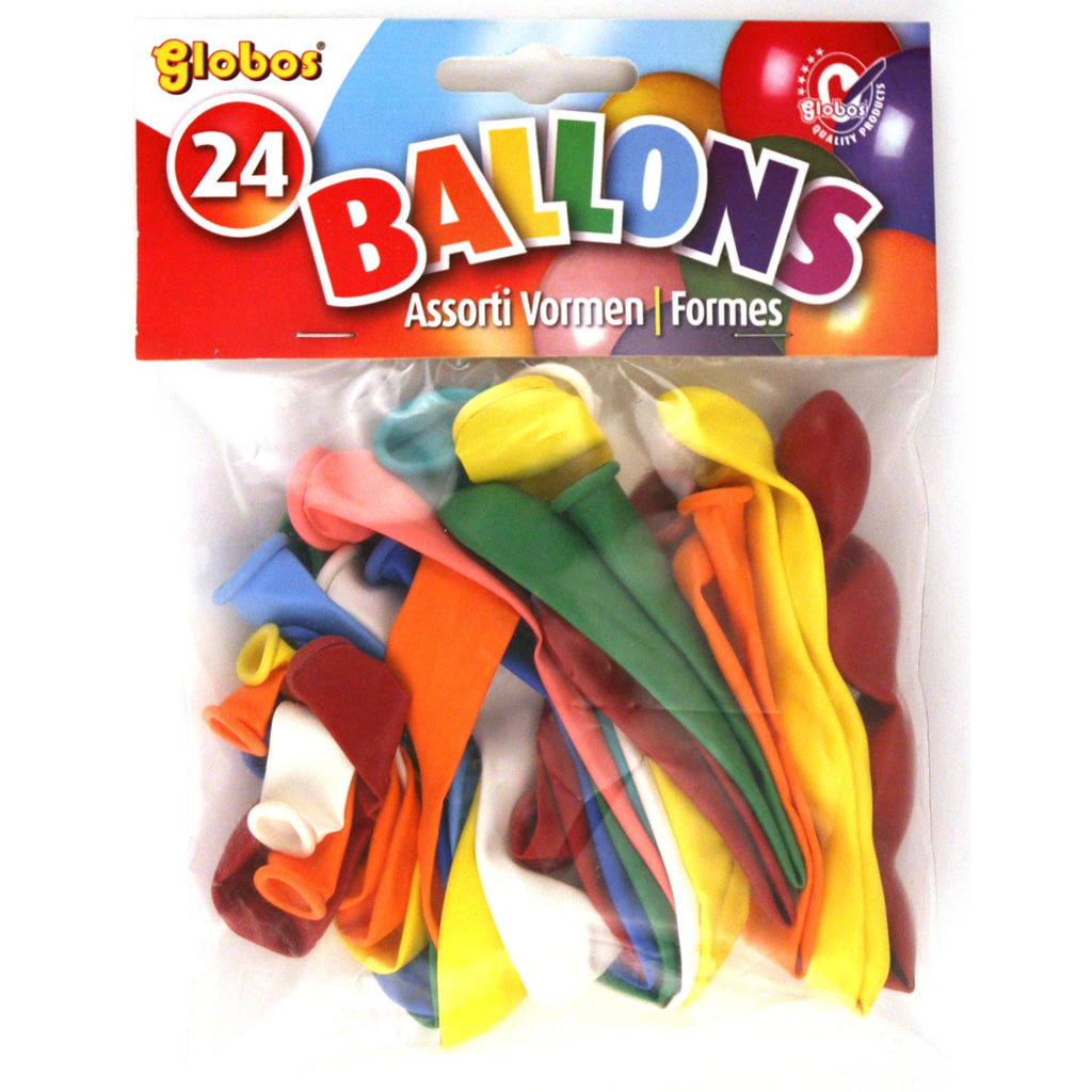Globos\u0020Ballonnen\u0020Verschillende\u0020Vormen\u002024\u0020Stuks