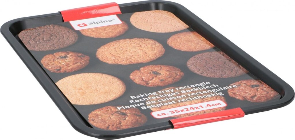 Alpina\u0020Bakplaat\u0020zwart\u002035x24\u0020cm