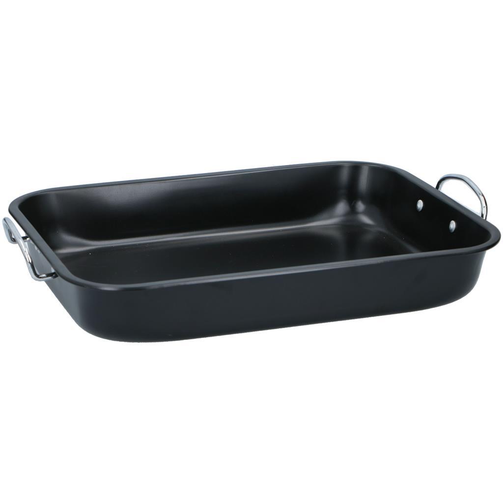 Alpina\u0020Ovenschaal\u002039x29x6\u0020cm\u0020Zwart