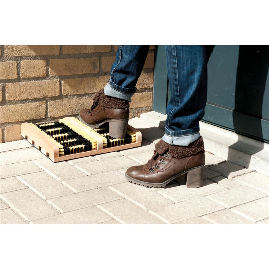 Houten\u0020Schoenen\u0020en\u0020Laarzen\u0020Voetveger\u0020met\u0020Borstels\u002035x26x5,5\u0020cm