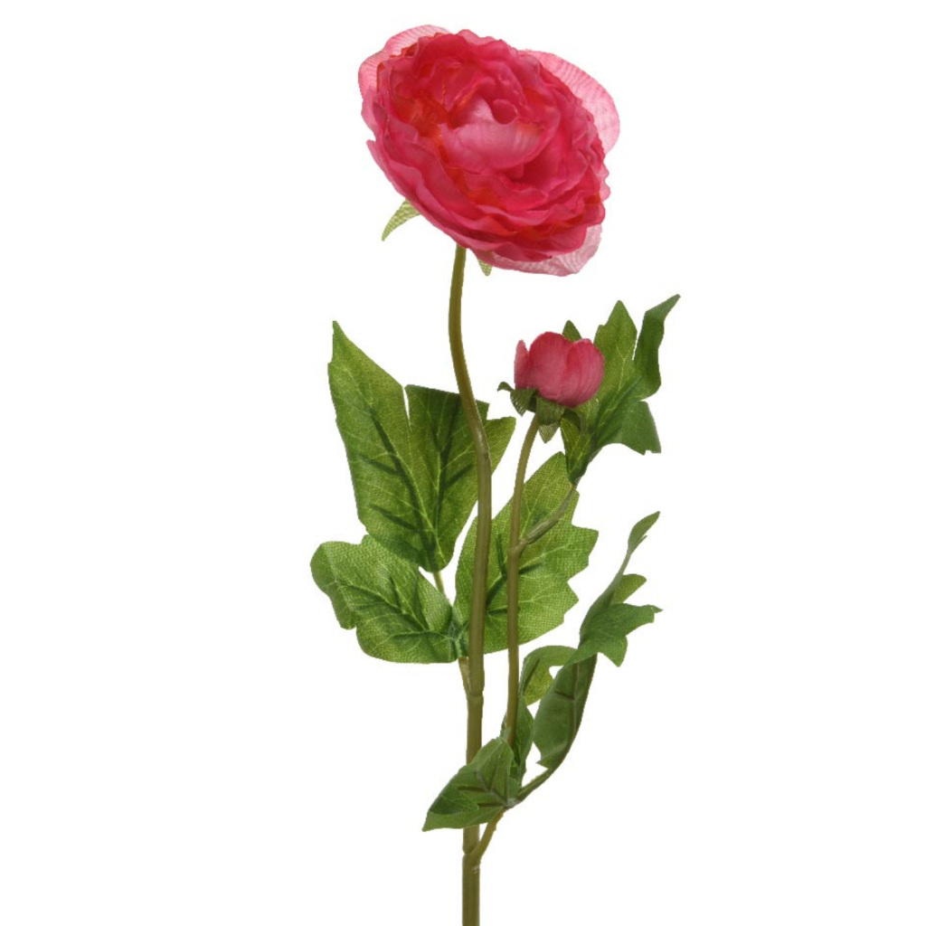 Kunstbloem\u0020Ranonkel\u002057\u0020cm\u0020Rood