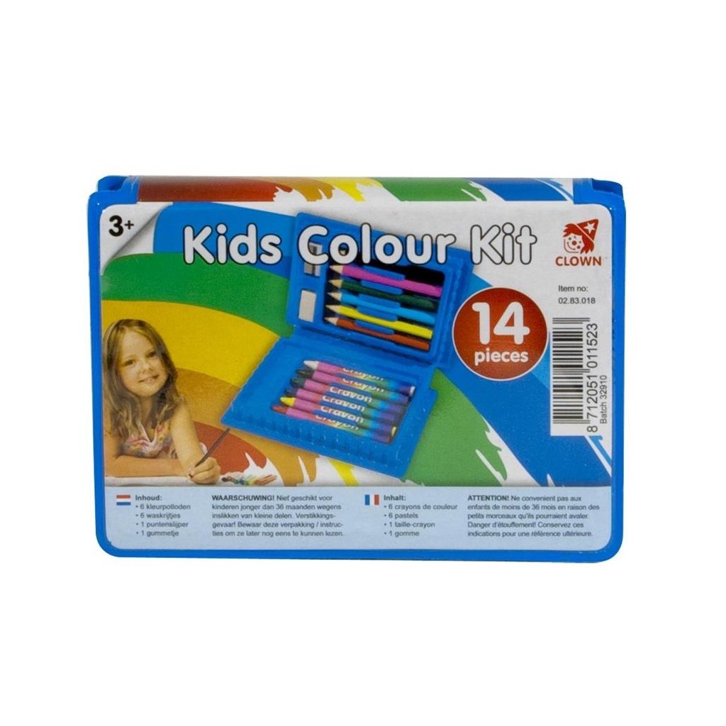Clown\u0020Kinder\u0020Kleurkoffer\u002014\u002Ddelig