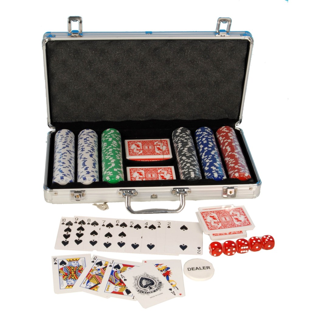 Poker\u0020Set\u0020in\u0020Aluminium\u0020Koffer