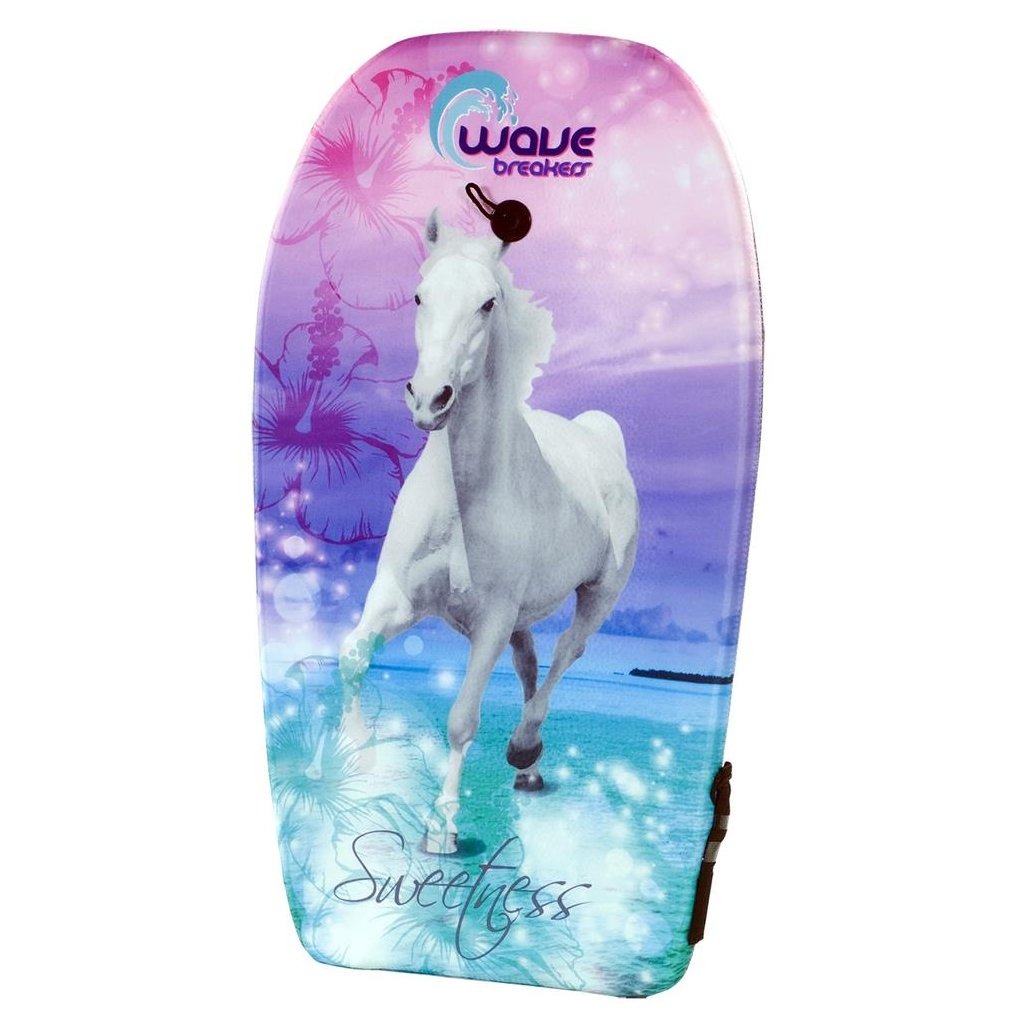 Wave\u0020Breakers\u0020Bodyboard\u0020met\u0020Paarden\u0020Print\u002093\u0020cm