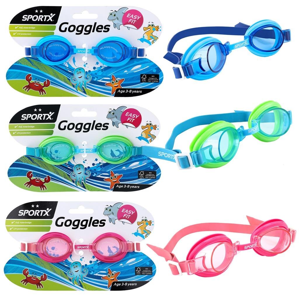 SportX\u0020Kids\u0020Zwembril\u00202\u0020Sterren\u0020Assorti