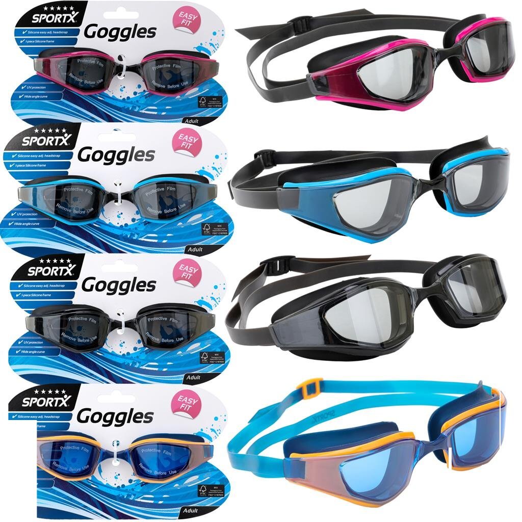 SportX\u0020Volwassenen\u0020Zwembril\u00205\u0020Sterren\u0020Assorti