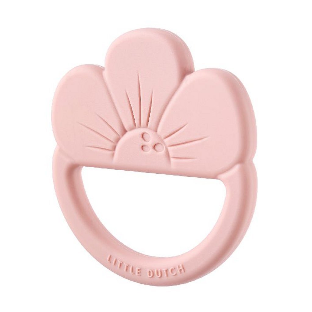 Little\u0020Dutch\u0020Siliconen\u0020Bijtring\u0020Bloem\u0020Roze