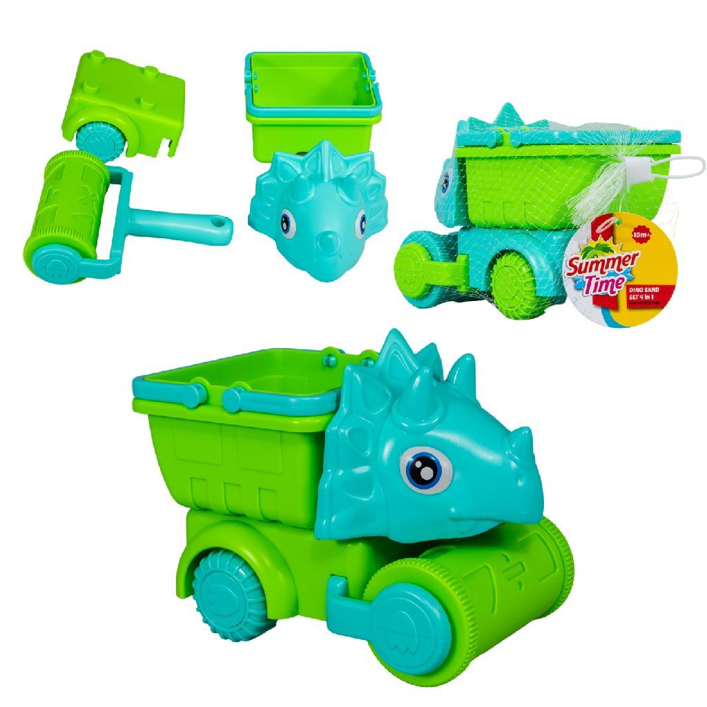 Summertime\u0020Dino\u0020Zand\u0020Set\u00204in1\u0020Verschillende\u0020Kleuren