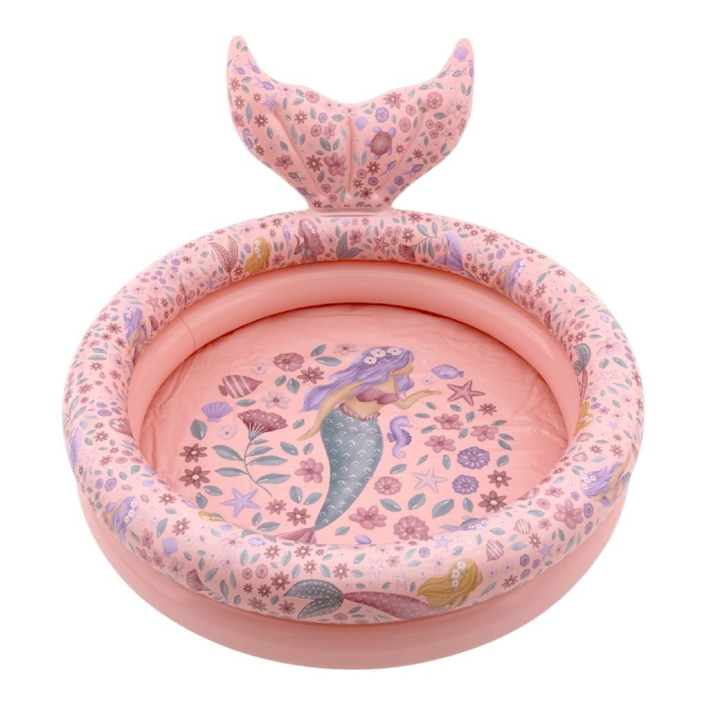 Little\u0020Dutch\u0020Dreamy\u0020Mermaid\u0020Zwembad\u0020met\u0020Staart\u002080\u0020cm\u0020Roze