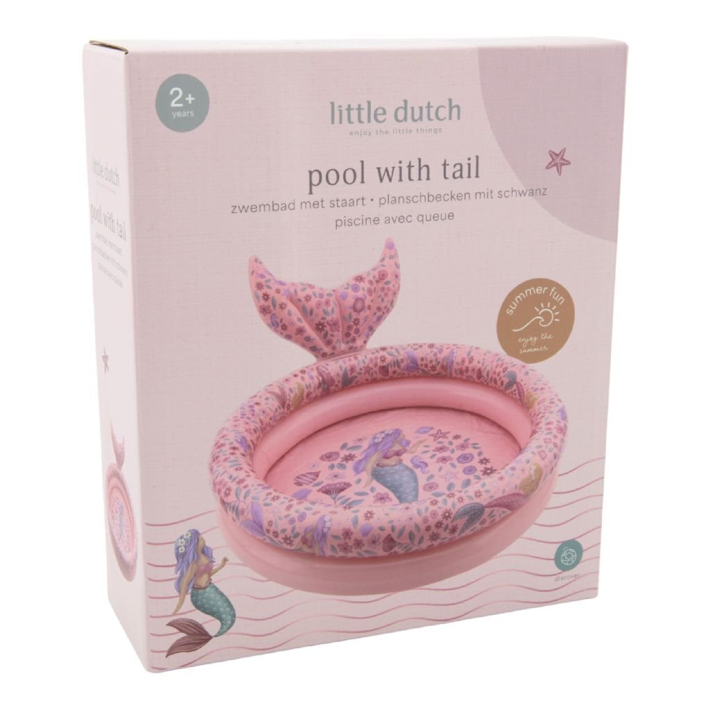 Little\u0020Dutch\u0020Dreamy\u0020Mermaid\u0020Zwembad\u0020met\u0020Staart\u002080\u0020cm\u0020Roze