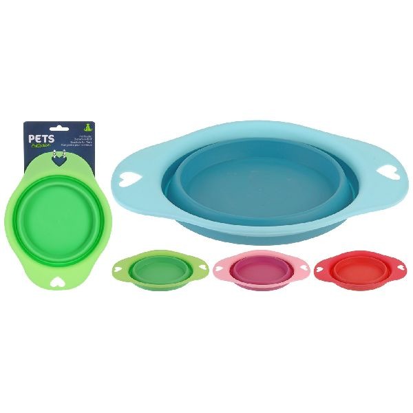 Opvouwbare\u0020Silicone\u0020Hondenvoerbak