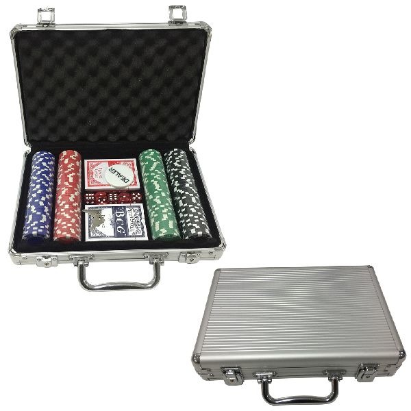 Poker\u0020Set\u0020in\u0020Aluminium\u0020Koffer