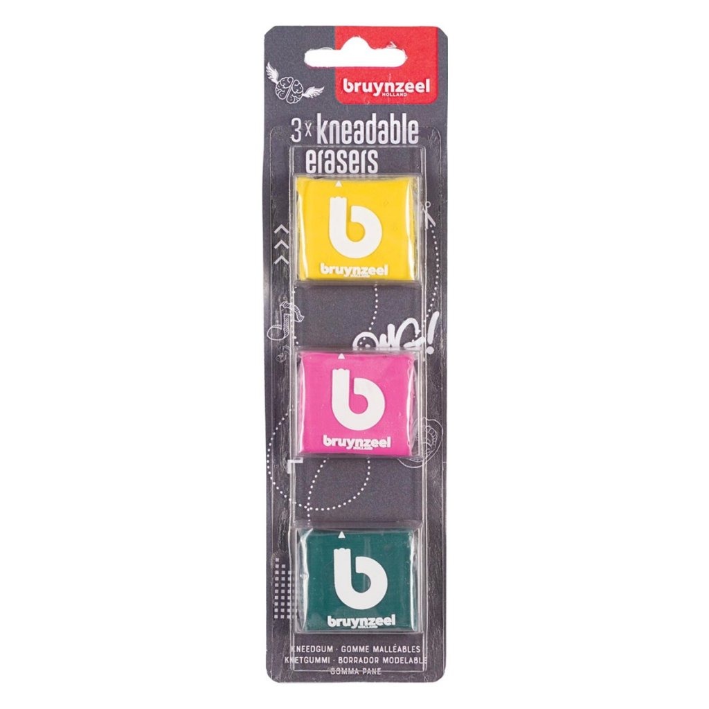 Bruynzeel\u0020Kneedgummen\u00203\u0020Stuks\u0020Assorti