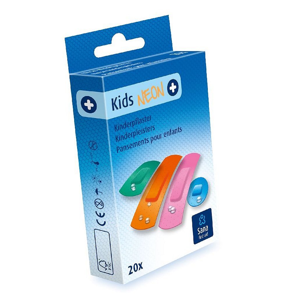 Sana\u0020First\u0020Aid\u0020Kids\u0020Pleisterstrips\u002020\u0020Stuks