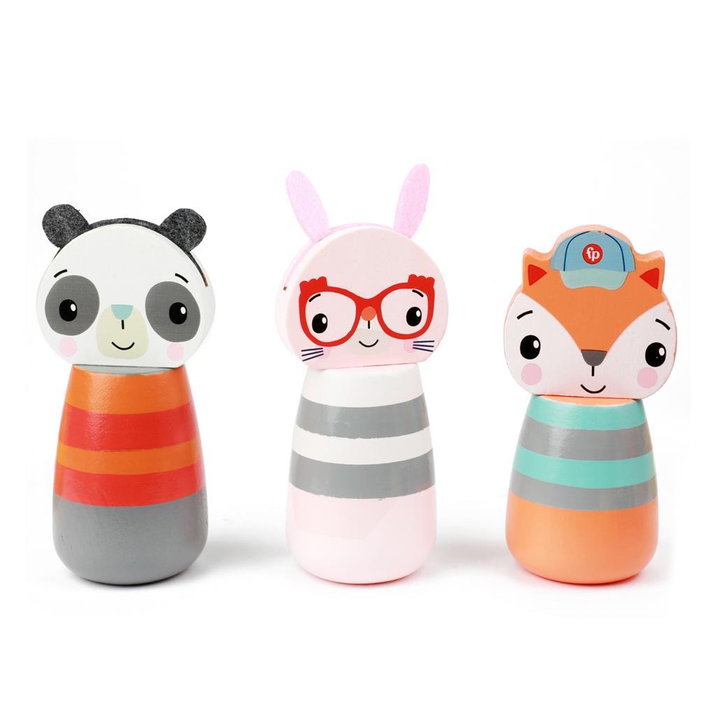 Fisher\u0020Price\u0020Houten\u0020Kegelspel\u0020Dieren