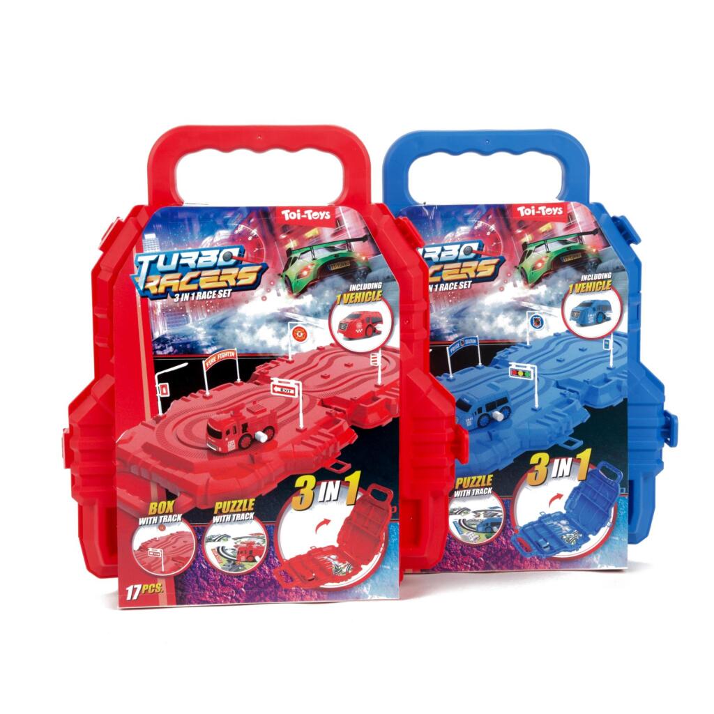 Toi\u002DToys\u0020Raceset\u0020in\u0020Koffer\u0020Verschillende\u0020Kleuren