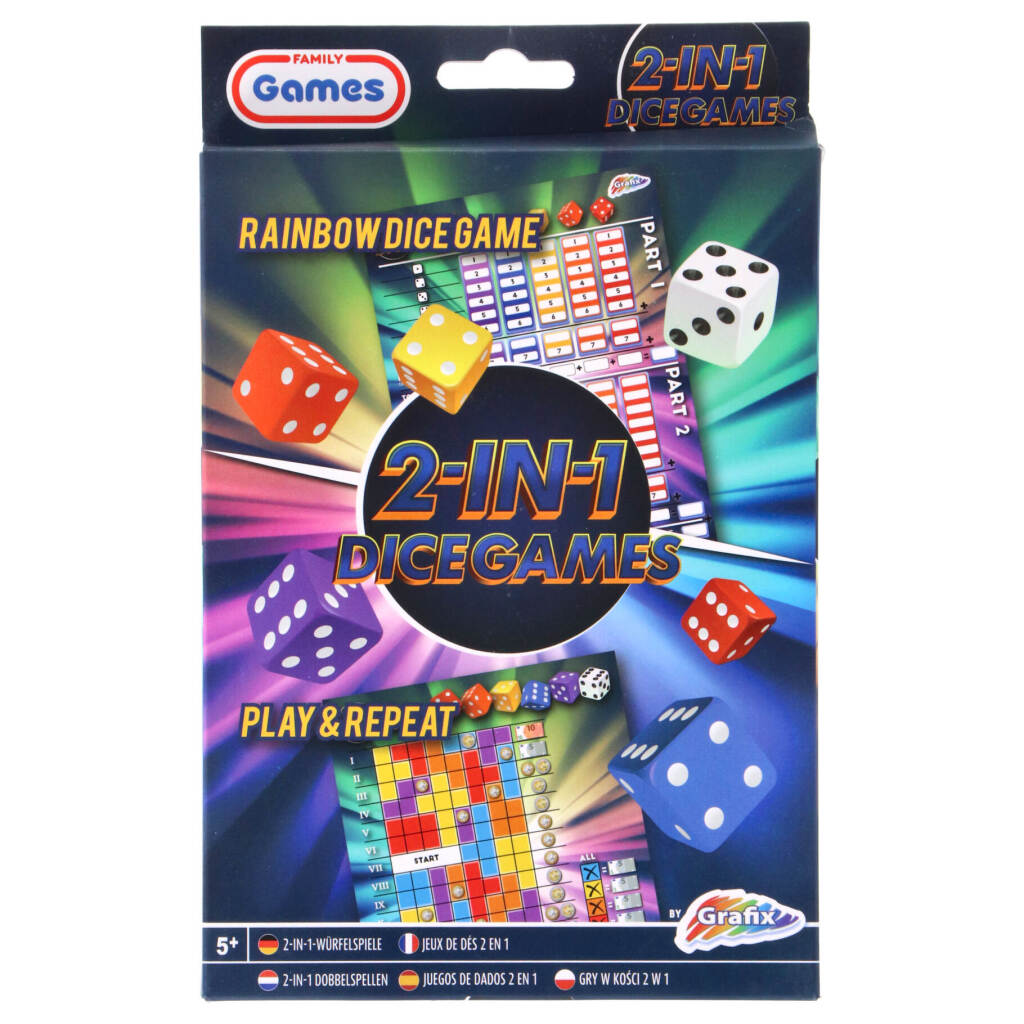 Grafix\u00202in1\u0020Dobbelspel\u0020Regenboog\u0020\u002B\u0020Speel\u0020en\u0020Herhaal