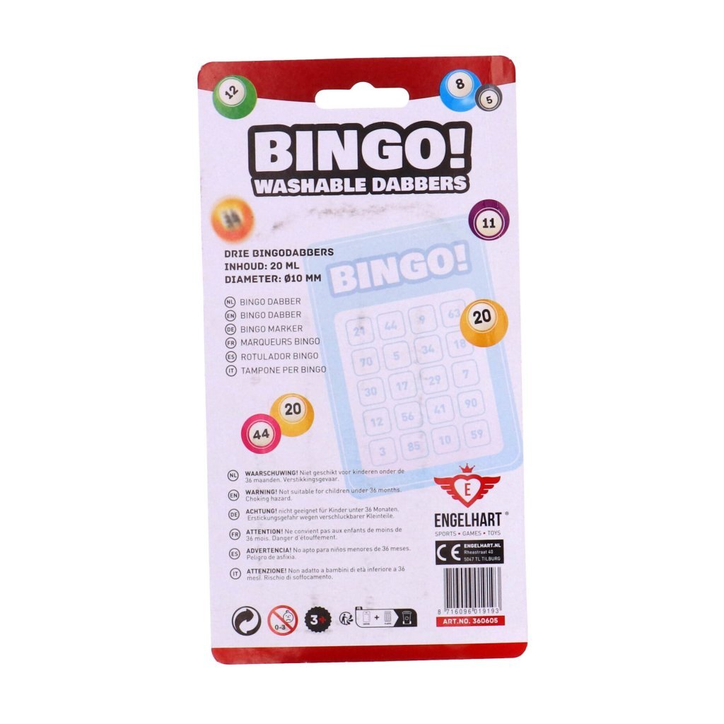 Engelhart\u0020Bingo\u0020Stiften\u00203\u0020Stuks\u0020Rood\u002FGeel\u002FBlauw