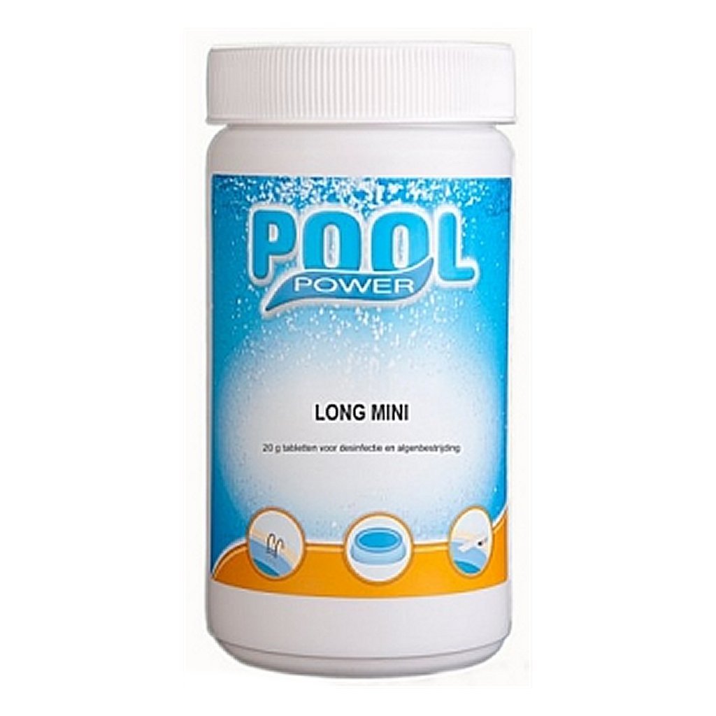 Pool\u0020Power\u0020Mini\u0020Flacon\u00201\u0020Kg\u0020Chloortabletten\u002020\u0020gram