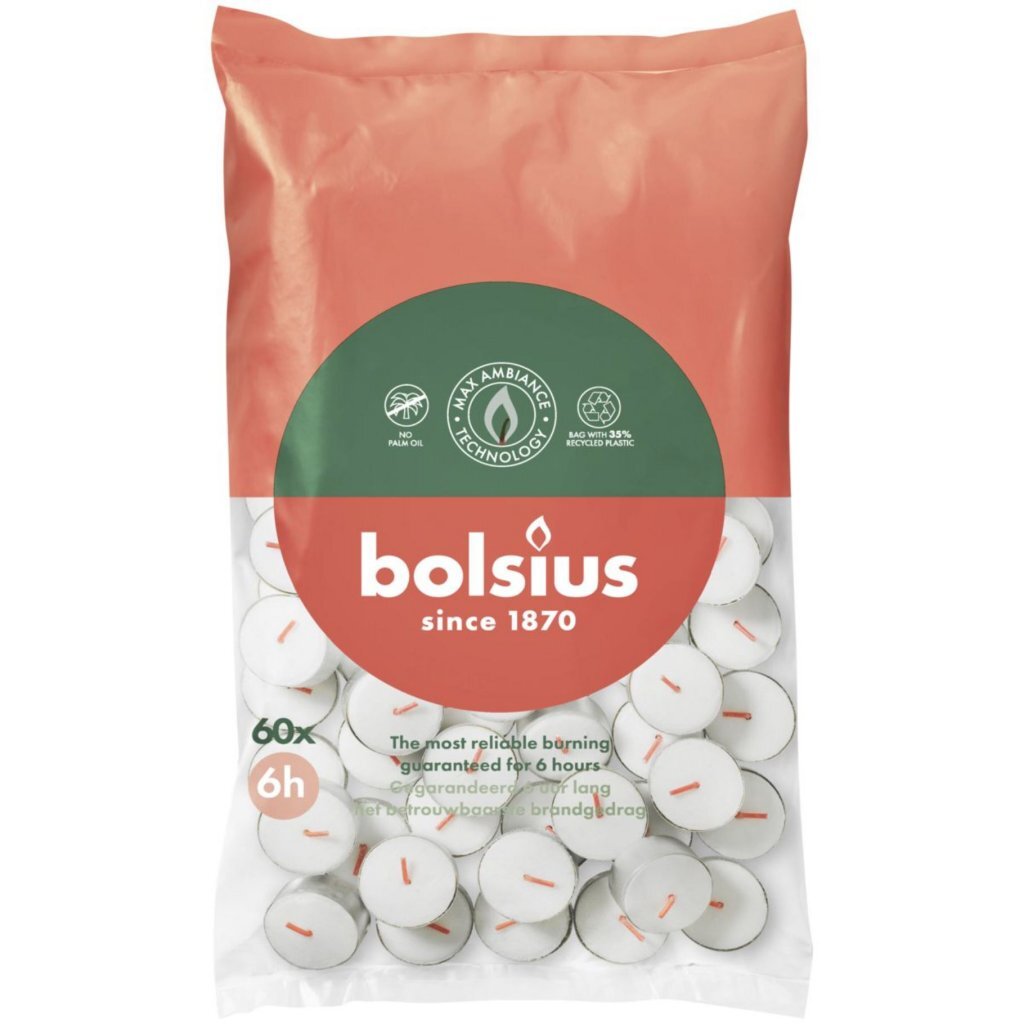 Bolsius\u0020Theelichten\u0020Branduur\u00206\u002060\u0020Stuks