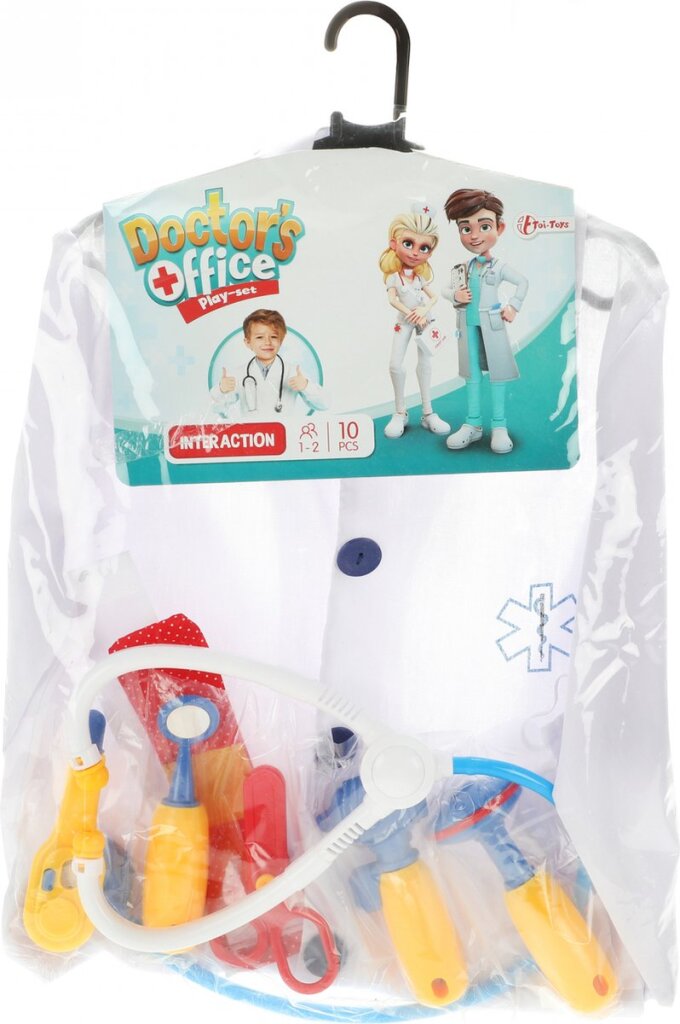 Toi\u002Dtoys\u0020Verkleedset\u0020Dokter\u0020Junior\u0020Polyester\u0020Wit\u002010\u002Ddelig