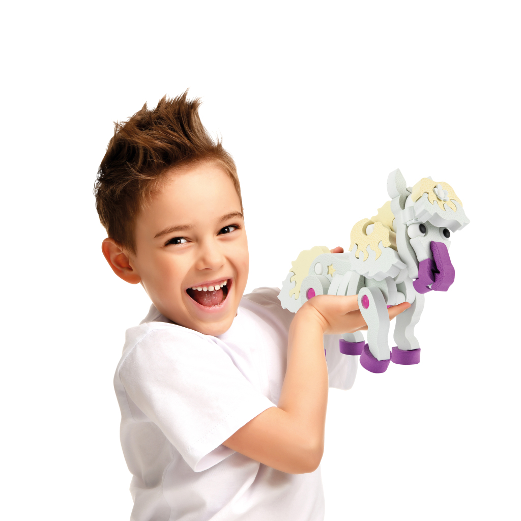 Toi\u002DToys\u00203D\u0020Puzzel\u0020Constuksructiefoam\u0020Paard\u0020Diy\u0020Set\u0020S