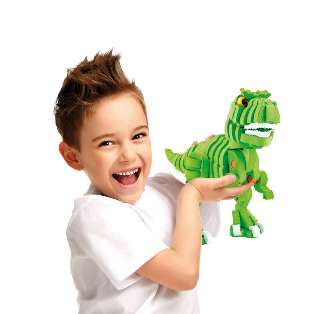 Toi\u002DToys\u0020Knutselpuzzel\u0020Dinosaurus\u002025,8\u0020Cm\u0020Groen\u0020104\u002Ddelig