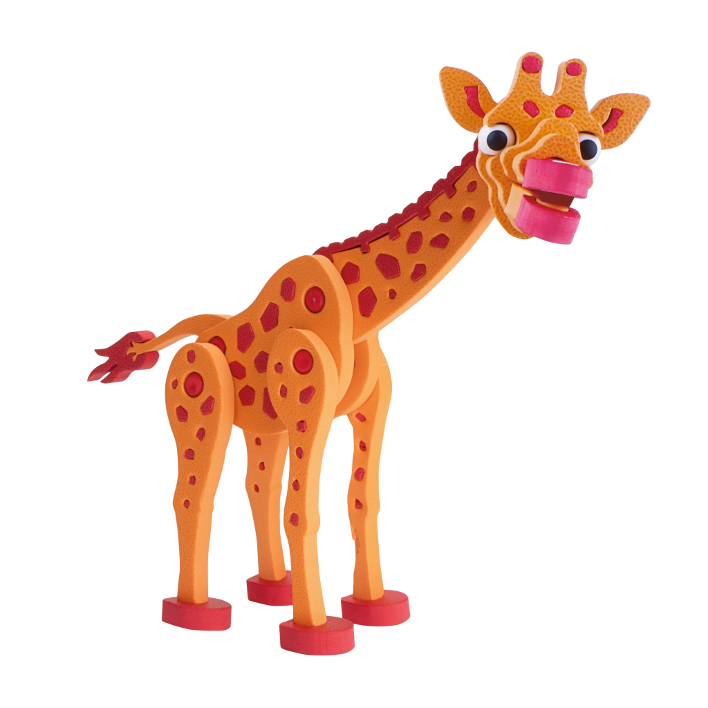 Toi\u002DToys\u00203D\u0020Puzzel\u0020Giraffe\u0020Junior\u002031,5\u0020Cm\u0020Foam\u0020Oranje\u0020104\u002Ddelig