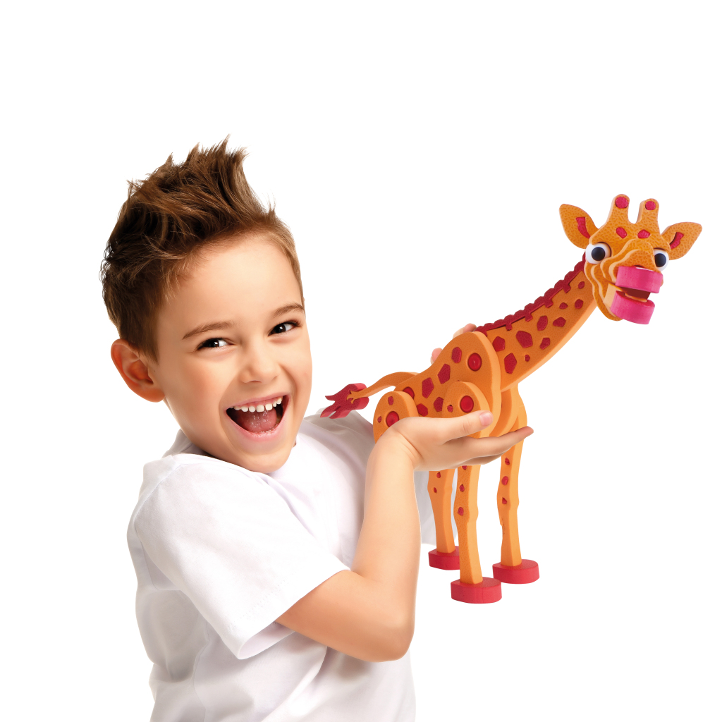Toi\u002DToys\u00203D\u0020Puzzel\u0020Giraffe\u0020Junior\u002031,5\u0020Cm\u0020Foam\u0020Oranje\u0020104\u002Ddelig