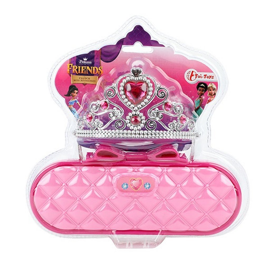 Princess\u0020Friends\u0020Prinses\u0020Diadeem\u0020met\u0020Tasje\u0020Roze