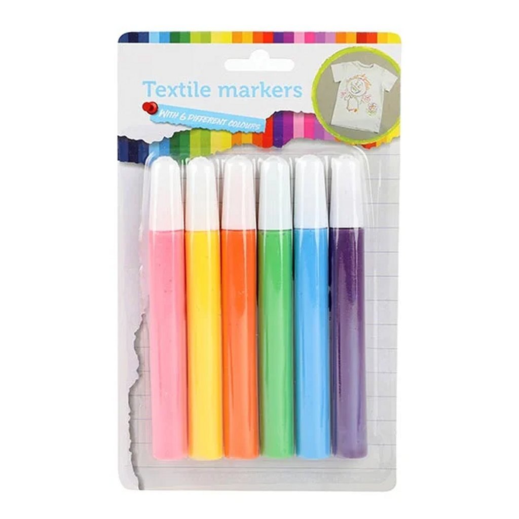 Toi\u002DToys\u0020Textielstiften\u00206\u0020Stuks