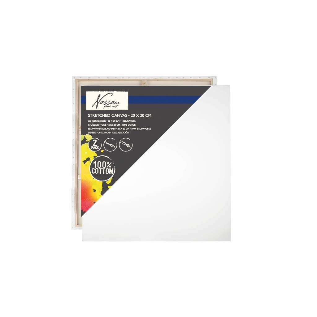 Nassau\u0020Canvasdoek\u002020x20\u0020cm\u00202\u0020Stuks