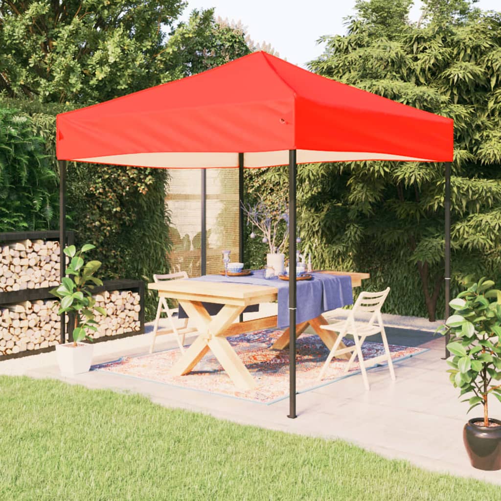 Partytent inklapbaar 3x3 m rood